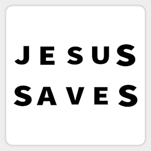 Jesus Saves Cool Inspirational Christian Magnet
